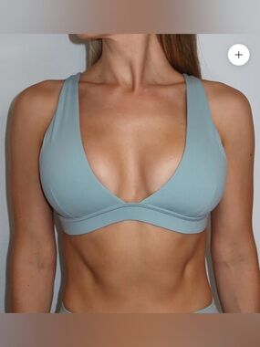 Liaison the label x Kelsey Anderson Plunge Bra Icey Blue